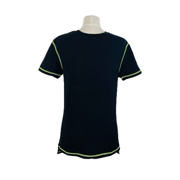 Moschino Logo Embroidered Black T Shirt - Picture 1 of 5